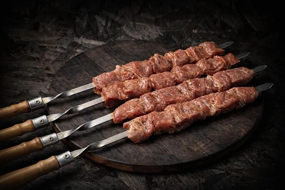 Шашлык из свинины (шея) ПФ маринованный